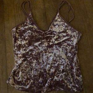 pink velvet top
